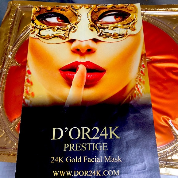 D’OR24K Prestige 24K Gold Facial Mask Collection - Vitamin C Face Mask - Picture 1 of 7